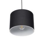 GLOBOSTAR® BLAZE 203-0109 Μοντέρνο Κρεμαστό Φωτιστικό Οροφής με Ντουί 1 x E27 AC 220-240V IP20 - Μαύρο - Μ22 x Π22 x Υ20cm - Image 6