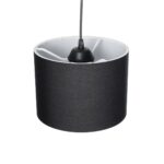 GLOBOSTAR® BLAZE 203-0109 Μοντέρνο Κρεμαστό Φωτιστικό Οροφής με Ντουί 1 x E27 AC 220-240V IP20 - Μαύρο - Μ22 x Π22 x Υ20cm - Image 7