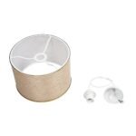 GLOBOSTAR® ELECTRA 203-0112 Μοντέρνο Κρεμαστό Φωτιστικό Οροφής με Ντουί 1 x E27 AC 220-240V IP20 - Mπεζ & Χρυσό - Μ30 x Π30 x Υ23cm - Image 11