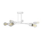 GLOBOSTAR® SPIDI 203-0113 Μοντέρνο Φωτιστικό Οροφής με Ντουί 6 x E27 AC 220-240V IP20 - Λευκό - Μ61 x Π61 x Υ25cm - Image 4