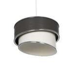 GLOBOSTAR® SONIA 203-0116 Μοντέρνο Κρεμαστό Φωτιστικό Οροφής με Ντουί 1 x E27 AC 220-240V IP20 - Γκρι & Λευκό - Μ30 x Π30 x Υ24cm - Image 6