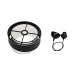 GLOBOSTAR® SONIA 203-0118 Μοντέρνο Κρεμαστό Φωτιστικό Οροφής με Ντουί 1 x E27 AC 220-240V IP20 - Λευκό & Μαύρο - Μ30 x Π30 x Υ24cm - Image 10