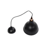 GLOBOSTAR® RADE 203-0124 Μοντέρνο Κρεμαστό Φωτιστικό Οροφής με Ντουί 1 x E27 AC 220-240V IP20 - Μαύρο & Χάλκινο - Μ18.5 x Π18.5 x Υ23cm - Image 11