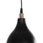 GLOBOSTAR® RADE 203-0124 Μοντέρνο Κρεμαστό Φωτιστικό Οροφής με Ντουί 1 x E27 AC 220-240V IP20 - Μαύρο & Χάλκινο - Μ18.5 x Π18.5 x Υ23cm - Image 9