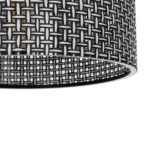 GLOBOSTAR® CLAIRIE 203-0133 Μοντέρνο Κρεμαστό Φωτιστικό Οροφής με Ντουί 1 x E27 AC 220-240V IP20 - Μαύρο & Λευκό - Μ22 x Π22 x Υ18cm - Image 8