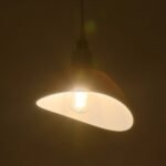 GLOBOSTAR® RIVE 203-0141 Μοντέρνο Κρεμαστό Φωτιστικό Οροφής με Ντουί 1 x E27 AC 220-240V IP20 - Λευκό & Χρυσό - Μ22 x Π20 x Υ22cm - Image 3