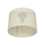 GLOBOSTAR® CILIO 203-0150 Μοντέρνο Φωτιστικό Οροφής με Ντουί 1 x E27 AC 220-240V IP20 - Λευκό - Μ30 x Π30 x Υ22cm - Image 5