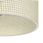 GLOBOSTAR® CILIO 203-0150 Μοντέρνο Φωτιστικό Οροφής με Ντουί 1 x E27 AC 220-240V IP20 - Λευκό - Μ30 x Π30 x Υ22cm - Image 6