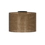 GLOBOSTAR® CILIO 203-0151 Μοντέρνο Φωτιστικό Οροφής με Ντουί 1 x E27 AC 220-240V IP20 - Καφέ - Μ30 x Π30 x Υ22cm - Image 4