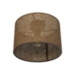 GLOBOSTAR® CILIO 203-0151 Μοντέρνο Φωτιστικό Οροφής με Ντουί 1 x E27 AC 220-240V IP20 - Καφέ - Μ30 x Π30 x Υ22cm - Image 5