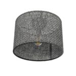 GLOBOSTAR® CILIO 203-0152 Μοντέρνο Φωτιστικό Οροφής με Ντουί 1 x E27 AC 220-240V IP20 - Μαύρο - Μ30 x Π30 x Υ22cm - Image 5