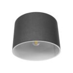 GLOBOSTAR® CILIO 203-0153 Μοντέρνο Φωτιστικό Οροφής με Ντουί 1 x E27 AC 220-240V IP20 - Γκρι - Μ30 x Π30 x Υ22cm - Image 5