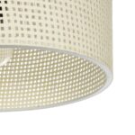 GLOBOSTAR® CILIO 203-0155 Μοντέρνο Φωτιστικό Οροφής με Ντουί 1 x E27 AC 220-240V IP20 - Λευκό - Μ38 x Π38 x Υ23cm - Image 6