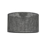 GLOBOSTAR® CILIO 203-0157 Μοντέρνο Φωτιστικό Οροφής με Ντουί 1 x E27 AC 220-240V IP20 - Μαύρο - Μ38 x Π38 x Υ23cm