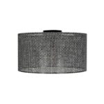 GLOBOSTAR® CILIO 203-0157 Μοντέρνο Φωτιστικό Οροφής με Ντουί 1 x E27 AC 220-240V IP20 - Μαύρο - Μ38 x Π38 x Υ23cm - Image 4