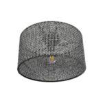 GLOBOSTAR® CILIO 203-0157 Μοντέρνο Φωτιστικό Οροφής με Ντουί 1 x E27 AC 220-240V IP20 - Μαύρο - Μ38 x Π38 x Υ23cm - Image 5