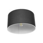 GLOBOSTAR® CILIO 203-0158 Μοντέρνο Φωτιστικό Οροφής με Ντουί 1 x E27 AC 220-240V IP20 - Γκρι - Μ38 x Π38 x Υ23cm - Image 5