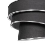 GLOBOSTAR® SIERA 203-0167 Μοντέρνο Κρεμαστό Φωτιστικό Οροφής με Ντουί 1 x E27 AC 220-240V IP20 - Γκρι & Ασημί - Μ38 x Π38 x Υ26cm - Image 8