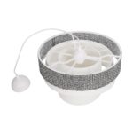 GLOBOSTAR® SIERA 203-0170 Μοντέρνο Κρεμαστό Φωτιστικό Οροφής με Ντουί 1 x E27 AC 220-240V IP20 - Μαύρο & Λευκό - Μ38 x Π38 x Υ26cm - Image 10