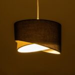 GLOBOSTAR® LILI 203-0176 Μοντέρνο Κρεμαστό Φωτιστικό Οροφής με Ντουί 1 x E27 AC 220-240V IP20 - Μαύρο & Λευκό - Μ30 x Π30 x Υ22cm - Image 3