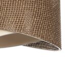 GLOBOSTAR® LILI 203-0177 Μοντέρνο Κρεμαστό Φωτιστικό Οροφής με Ντουί 1 x E27 AC 220-240V IP20 - Καφέ & Μπεζ - Μ30 x Π30 x Υ22cm - Image 8