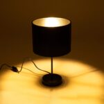 GLOBOSTAR® WIZ 203-0178 Μοντέρνο Επιτραπέζιο Φωτιστικό Πορτατίφ με Ντουί 1 x E27 AC 220-240V IP20 - Μαύρο - Μ22 x Π22 x Υ36.5cm - Image 3