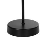 GLOBOSTAR® WIZ 203-0178 Μοντέρνο Επιτραπέζιο Φωτιστικό Πορτατίφ με Ντουί 1 x E27 AC 220-240V IP20 - Μαύρο - Μ22 x Π22 x Υ36.5cm - Image 7