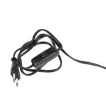 GLOBOSTAR® WIZ 203-0178 Μοντέρνο Επιτραπέζιο Φωτιστικό Πορτατίφ με Ντουί 1 x E27 AC 220-240V IP20 - Μαύρο - Μ22 x Π22 x Υ36.5cm - Image 8