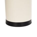 GLOBOSTAR® CYLINDER 203-0183 Μοντέρνο Επιτραπέζιο Φωτιστικό Πορτατίφ με Ντουί 1 x E27 AC 220-240V IP20 - Μαύρο & Μπεζ - Μ14 x Π14 x Υ22cm - Image 7