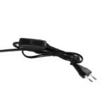 GLOBOSTAR® CYLINDER 203-0183 Μοντέρνο Επιτραπέζιο Φωτιστικό Πορτατίφ με Ντουί 1 x E27 AC 220-240V IP20 - Μαύρο & Μπεζ - Μ14 x Π14 x Υ22cm - Image 8