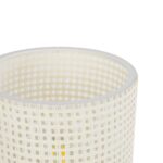 GLOBOSTAR® CYLINDER 203-0184 Μοντέρνο Επιτραπέζιο Φωτιστικό Πορτατίφ με Ντουί 1 x E27 AC 220-240V IP20 - Μαύρο & Λευκό - Μ14 x Π14 x Υ22cm - Image 6