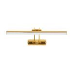 GLOBOSTAR® REFINE 203-0185 Μοντέρνο Φωτιστικό Τοίχου - Απλίκα Καθρέπτη Μπάνιου LED 7W 640lm 120° AC 220-240V IP44 Θερμό Λευκό 2700K - Lumileds SMD Chip - Χρυσό - Μ35 x Π21 x Υ12cm - 2 Χρόνια Εγγύηση - Image 4