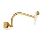 GLOBOSTAR® REFINE 203-0185 Μοντέρνο Φωτιστικό Τοίχου - Απλίκα Καθρέπτη Μπάνιου LED 7W 640lm 120° AC 220-240V IP44 Θερμό Λευκό 2700K - Lumileds SMD Chip - Χρυσό - Μ35 x Π21 x Υ12cm - 2 Χρόνια Εγγύηση - Image 5