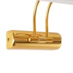 GLOBOSTAR® REFINE 203-0185 Μοντέρνο Φωτιστικό Τοίχου - Απλίκα Καθρέπτη Μπάνιου LED 7W 640lm 120° AC 220-240V IP44 Θερμό Λευκό 2700K - Lumileds SMD Chip - Χρυσό - Μ35 x Π21 x Υ12cm - 2 Χρόνια Εγγύηση - Image 6