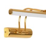 GLOBOSTAR® REFINE 203-0185 Μοντέρνο Φωτιστικό Τοίχου - Απλίκα Καθρέπτη Μπάνιου LED 7W 640lm 120° AC 220-240V IP44 Θερμό Λευκό 2700K - Lumileds SMD Chip - Χρυσό - Μ35 x Π21 x Υ12cm - 2 Χρόνια Εγγύηση - Image 7