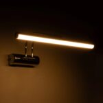 GLOBOSTAR® REFINE 203-0187 Μοντέρνο Φωτιστικό Τοίχου - Απλίκα Καθρέπτη Μπάνιου LED 7W 640lm 120° AC 220-240V IP44 Θερμό Λευκό 2700K - Lumileds SMD Chip - Νίκελ Χρώμιο - Μ35 x Π21 x Υ12cm - 2 Χρόνια Εγγύηση - Image 3