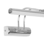 GLOBOSTAR® REFINE 203-0187 Μοντέρνο Φωτιστικό Τοίχου - Απλίκα Καθρέπτη Μπάνιου LED 7W 640lm 120° AC 220-240V IP44 Θερμό Λευκό 2700K - Lumileds SMD Chip - Νίκελ Χρώμιο - Μ35 x Π21 x Υ12cm - 2 Χρόνια Εγγύηση - Image 7