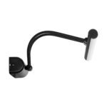 GLOBOSTAR® REFINE 203-0188 Μοντέρνο Φωτιστικό Τοίχου - Απλίκα Καθρέπτη Μπάνιου LED 7W 640lm 120° AC 220-240V IP44 Θερμό Λευκό 2700K - Lumileds SMD Chip - Μαύρο Ματ - Μ35 x Π21 x Υ12cm - 2 Χρόνια Εγγύηση - Image 5