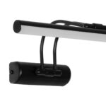 GLOBOSTAR® REFINE 203-0188 Μοντέρνο Φωτιστικό Τοίχου - Απλίκα Καθρέπτη Μπάνιου LED 7W 640lm 120° AC 220-240V IP44 Θερμό Λευκό 2700K - Lumileds SMD Chip - Μαύρο Ματ - Μ35 x Π21 x Υ12cm - 2 Χρόνια Εγγύηση - Image 7