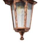 GLOBOSTAR® VITRO 203-0196 Vintage Φωτιστικό Τοίχου - Απλίκα με Ντουί 1 x E27 AC 220-240V IP44 - Χάλκινο - Μ17 x Π20 x Υ36cm - Image 7