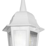 GLOBOSTAR® VITRO 203-0199 Vintage Φωτιστικό Οροφής με Ντουί 1 x E27 AC 220-240V IP44 - Λευκό - Μ17 x Π17 x Υ28cm - Image 6