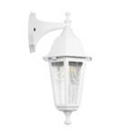 GLOBOSTAR® VITRO 203-0201 Vintage Φωτιστικό Τοίχου - Απλίκα με Ντουί 1 x E27 AC 220-240V IP44 - Λευκό - Μ17 x Π20 x Υ36cm - Image 5