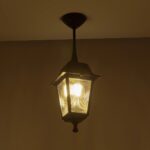 GLOBOSTAR® SOLME 203-0209 Vintage Φωτιστικό Οροφής με Ντουί 1 x E27 AC 220-240V IP44 - Μαύρο - Μ15 x Π15 x Υ27cm - Image 3