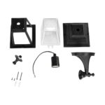 GLOBOSTAR® SOLME 203-0211 Vintage Φωτιστικό Τοίχου - Απλίκα με Ντουί 1 x E27 AC 220-240V IP44 - Μαύρο - Μ15 x Π20 x Υ35cm - Image 8