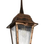 GLOBOSTAR® SOLME 203-0214 Vintage Φωτιστικό Οροφής με Ντουί 1 x E27 AC 220-240V IP44 - Χάλκινο - Μ15 x Π15 x Υ27cm - Image 7