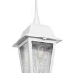 GLOBOSTAR® SOLME 203-0219 Vintage Φωτιστικό Οροφής με Ντουί 1 x E27 AC 220-240V IP44 - Λευκό - Μ15 x Π15 x Υ27cm - Image 6