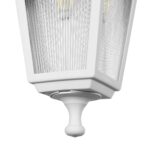 GLOBOSTAR® SOLME 203-0221 Vintage Φωτιστικό Τοίχου - Απλίκα με Ντουί 1 x E27 AC 220-240V IP44 - Λευκό - Μ15 x Π20 x Υ35cm - Image 7