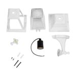 GLOBOSTAR® SOLME 203-0221 Vintage Φωτιστικό Τοίχου - Απλίκα με Ντουί 1 x E27 AC 220-240V IP44 - Λευκό - Μ15 x Π20 x Υ35cm - Image 8