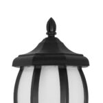 GLOBOSTAR® VERDI 203-0229 Vintage Φωτιστικό Τοίχου - Απλίκα με Ντουί 1 x E27 AC 220-240V IP44 - Μαύρο - Μ18 x Π25 x Υ40cm - Image 6