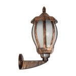 GLOBOSTAR® VERDI 203-0233 Vintage Φωτιστικό Τοίχου - Απλίκα με Ντουί 1 x E27 AC 220-240V IP44 - Χάλκινο - Μ18 x Π25 x Υ40cm - Image 5